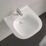Villeroy & Boch ViCare antibakteriális mosdó 56x55 cm túlfolyó nélkül, CeramicPlus, alpin fehér 411956T2