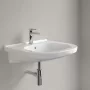 Villeroy & Boch ViCare fali kerámia mosdó 60x55 cm csaplyukkal és túlfolyóval, CeramicPlus felület, alpin fehér 411960R1
