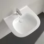 Villeroy & Boch ViCare kerámia mosdó 60x55 cm csaplyukkal és túlfolyóval, AntiBac CeramicPlus, alpin fehér 411960T2