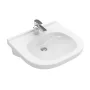Villeroy & Boch ViCare fali kerámia mosdó 60x55 cm csaplyukkal, alpin fehér 41196101