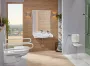 Villeroy & Boch ViCare kerámia mosdó 80x55 cm csaplyukkal és túlfolyóval, AntiBac CeramicPlus, alpin fehér 412080T2