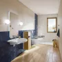 Villeroy & Boch ViCare kerámia mosdó 80x55 cm csaplyukkal, AntiBac CeramicPlus, alpin fehér 412081T2