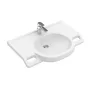 Villeroy & Boch ViCare kerámia mosdó 80x55 cm csaplyukkal, AntiBac CeramicPlus, alpin fehér 412081T2
