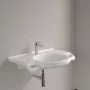 Villeroy & Boch ViCare kerámia mosdó 80x55 cm csaplyukkal, AntiBac CeramicPlus, alpin fehér 412081T2