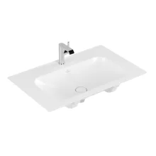   Villeroy & Boch Finion kerámia mosdó 80x50 cm túlfolyó nélkül, CeramicPlus, kőfehér 416481RW