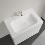 Villeroy & Boch Finion kerámia mosdó 80x50 cm túlfolyó nélkül, CeramicPlus, Stone White 416481RW