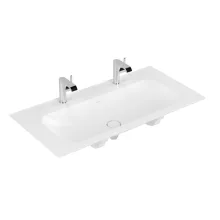   Villeroy & Boch Finion kerámia mosdó 100x50 cm túlfolyó nélkül, CeramicPlus, kőfehér 4164A1RW