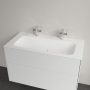 Villeroy & Boch Finion kerámia mosdó 100x50 cm túlfolyó nélkül, CeramicPlus, Stone White 4164A1RW