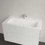 Villeroy & Boch Finion kerámia mosdó 100x50 cm túlfolyó nélkül, CeramicPlus, Stone White 4164A2RW