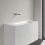 Villeroy & Boch Finion kerámia mosdó 100x50 csapfurat és túlfolyó nélkül, CeramicPlus, kőfehér 4164A3RW