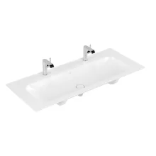  Villeroy & Boch Finion kerámia mosdó 120x50 cm túlfolyó nélkül, CeramicPlus, kőfehér 4164C1RW