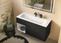 Villeroy & Boch Finion kerámia mosdó 120x50 cm túlfolyó nélkül, CeramicPlus, alpin fehér 4164C2R1