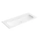 Villeroy & Boch Finion kerámia mosdó 120x50 cm, csapfurat és túlfolyó nélkül, CeramicPlus, kőfehér 4164C3RW
