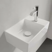   Villeroy & Boch Memento 2. Kézmosó túlfolyó nélkül 40x26 cm, Stone White 43234GRW