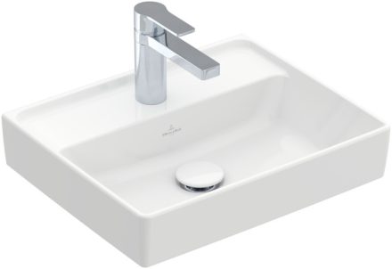 Villeroy & Boch Collaro Kézmosó 45x37 cm, túlfolyó nélkül, fehér 43344601