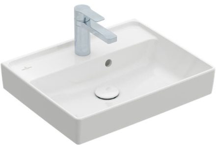 Villeroy & Boch Collaro Kézmosó 50x40 cm, csiszolt alsó felület, CeramicPlus bevonat, fehér 43345GR1