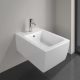 Villeroy & Boch Memento 2.0 Fali bidé túlfolyóval, CeramicPlus felület 37,5x56 cm, fehér alpin 443300R1