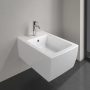 Villeroy & Boch Memento 2.0 Fali bidé túlfolyóval, CeramicPlus felület 37,5x56 cm, fehér alpin 443300R1