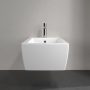 Villeroy & Boch Memento 2.0 Fali bidé túlfolyóval, CeramicPlus felület 37,5x56 cm, fehér alpin 443300R1