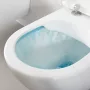 Villeroy & Boch ViCare fali kerámia WC perem nélküli DirectFlush technológiával, CeramicPlus, alpin fehér 4601R0R1