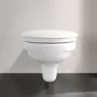 Villeroy & Boch ViCare perem nélküli antibakteriális fali kerámia WC DirectFlush technológiával, CeramicPlus, alpin fehér 4601R0T2