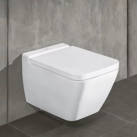 Villeroy & Boch Finion hátsó kifolyású WC csésze, Rimless, CeramicPlus felülettel, alpin fehér 4664R0R1