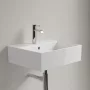 Villeroy & Boch Memento 2.0 Mosdótál túlfolyóval 50x42 cm, fehér alpin 4A075001