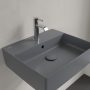 Villeroy & Boch Memento 2.0 Mosdó túlfolyóval 50x42 cm, CeramicPlus felület, grafit 4A0750i4