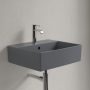 Villeroy & Boch Memento 2.0 Mosdó túlfolyóval 50x42 cm, CeramicPlus felület, grafit 4A0750i4