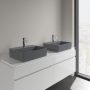 Villeroy & Boch Memento 2.0 Mosdó túlfolyó nélkül 50x42 cm, CeramicPlus felület, Grafit 4A0751i4