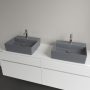 Villeroy & Boch Memento 2.0 Mosdó túlfolyó nélkül 50x42 cm, CeramicPlus felület, Grafit 4A0751i4