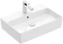 Villeroy & Boch Memento 2.0 Mosdó túlfolyóval 60x42 cm, fehér alpin 4A076001