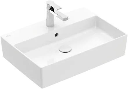 Villeroy & Boch Memento 2.0 Mosdó túlfolyóval 60x42 cm, CeramicPlus felület, fehér alpin 4A0760R1