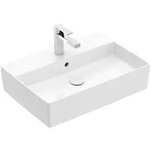   Villeroy & Boch Memento 2.0 Mosdó túlfolyóval 60x42 cm, CeramicPlus felület, stone white 4A0760RW