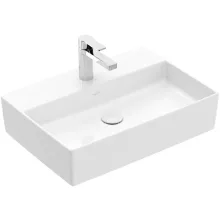   Villeroy & Boch Memento 2.0 Mosdó túlfolyó nélkül 60x42 cm, CeramicPlus felület, fehér alpin 4A0761R1