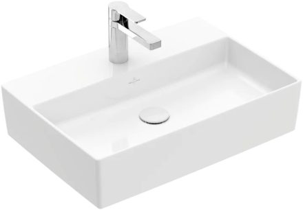 Villeroy & Boch Memento 2.0 Mosdó túlfolyó nélkül 60x42 cm, CeramicPlus felülettel, stone white 4A0761RW