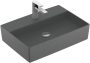 Villeroy & Boch Memento 2.0 mosdó túlfolyó nélkül 60x42 cm, CeramicPlus felület, Grafit 4A0761i4