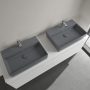 Villeroy & Boch Memento 2.0 mosdó túlfolyó nélkül 60x42 cm, CeramicPlus felület, Grafit 4A0761i4