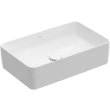   Villeroy & Boch Collaro Pultra ültethető mosdótál 56x36 cm, CeramicPlus felület, stone white 4A2056RW
