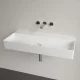 Villeroy & Boch Memento 2.0 Mosdó csaplyuk és túlfolyó nélkül 100x47 cm, csiszolt alsó felület, fehér alpin 4A221F01