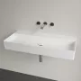 Villeroy & Boch Memento 2.0 Mosdó csaplyuk és túlfolyó nélkül 100x47 cm, csiszolt alsó felület, fehér alpin 4A221F01