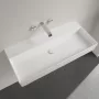 Villeroy & Boch Memento 2.0 Mosdó csaplyuk és túlfolyó nélkül 100x47 cm, csiszolt alsó felület, fehér alpin 4A221F01