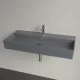 Villeroy & Boch Memento 2.0 Mosdó túlfolyó nélkül 100x47 cm, CeramicPlus felület, Grafit 4A221HI4