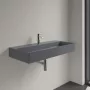 Villeroy & Boch Memento 2.0 Mosdó túlfolyó nélkül 100x47 cm, CeramicPlus felület, Grafit 4A221HI4