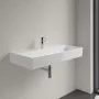 Villeroy & Boch Memento 2.0 Mosdó túlfolyó nélkül 100x47 cm, CeramicPlus felület, fehér alpin 4A221HR1