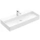 Villeroy & Boch Memento 2.0 Mosdó túlfolyó nélkül 100x47 cm, CeramicPlus felület, Stone White 4A221HRW