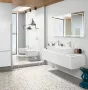 Villeroy & Boch Memento 2.0 Mosdó túlfolyóval 100x47 cm, két csapfurattal, fehér alpin 4A221L01