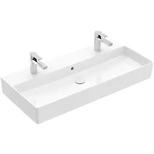   Villeroy & Boch Memento 2.0 Mosdó túlfolyóval 100x47 cm, CeramicPlus felülettel, fehér alpin 4A221LR1