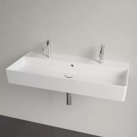 Villeroy & Boch Memento 2.0 Mosdó túlfolyóval 100x47 cm, CeramicPlus felület, Stone White 4A221LRW
