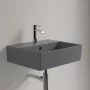 Villeroy & Boch Memento 2.0 Mosdó túlfolyóval 50x42 cm, CeramicPlus felület, Grafit 4A2250I4
